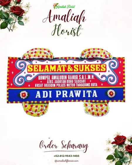 Papan Bunga Ucapan Selamat Pasir Penyu